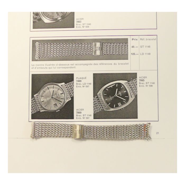 Omega ST 1148/595 Bracelet - Steel strap