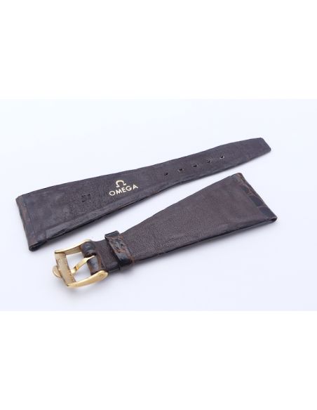 Omega bracelet lézard 24 / 14 - Genuine lezard strap