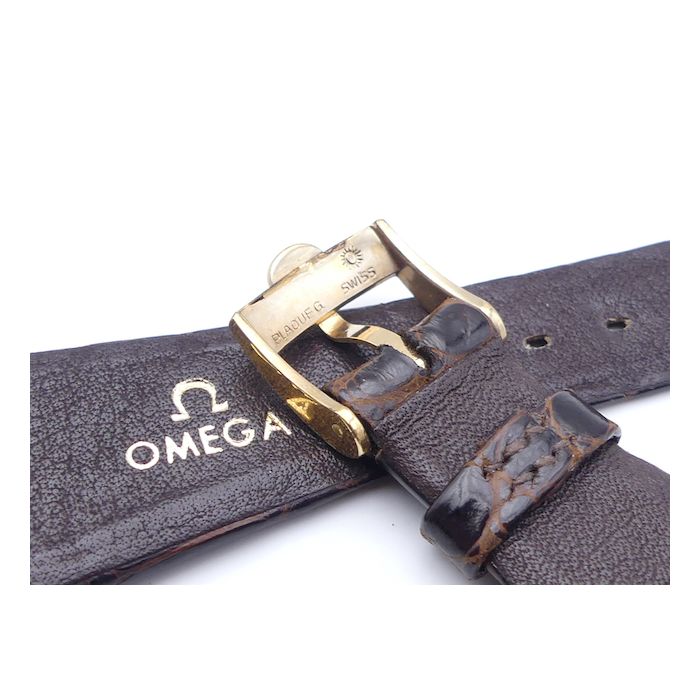 Omega bracelet lézard 24 / 14 - Genuine lezard strap