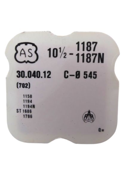 AS 1187-1187N 42 Roue d'ancre pivotée pour deux contre-pivots - Escape wheel and pinion pivoted for two end-pieces