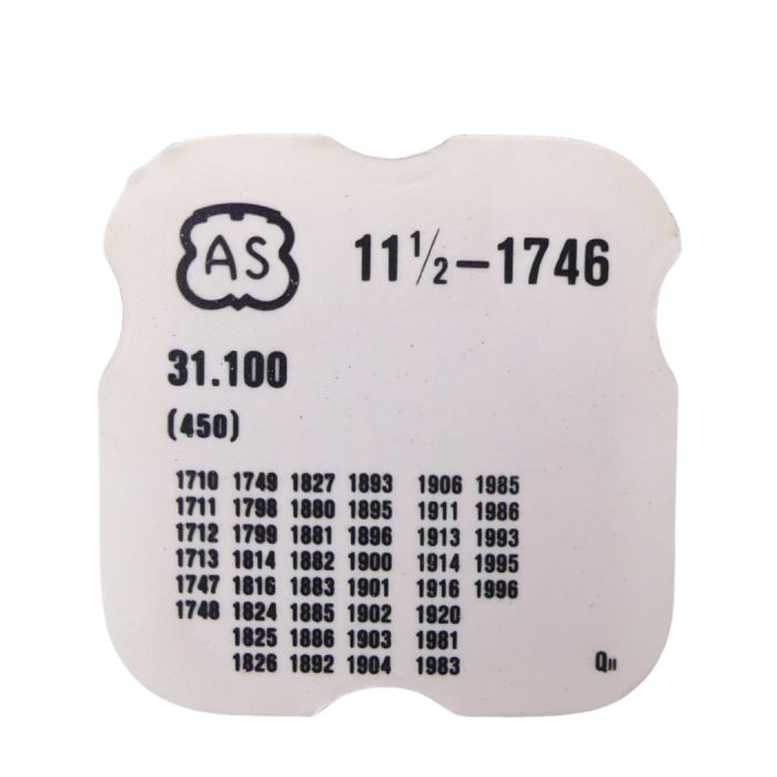 AS 1746 450 Renvoi - Setting wheel