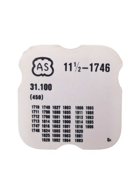 AS 1746 450 Renvoi - Setting wheel