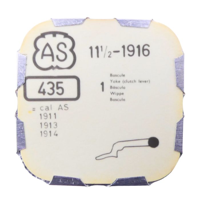 AS 1916 - 435 Bascule (à l'unité) - Yoke (clutch lever) (per unit)