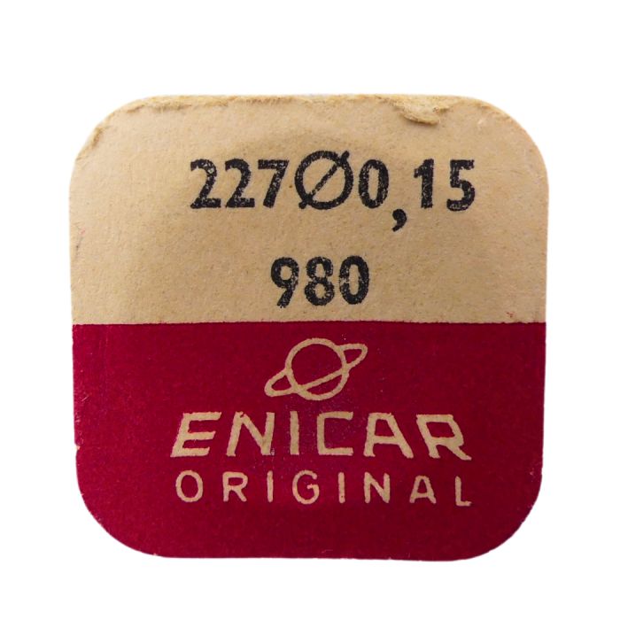 Enicar 980 42 Roue de seconde au centre - Barrel arbor