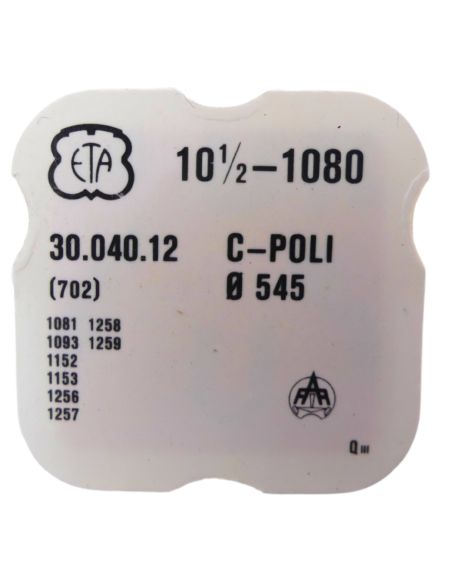 ETA 1080 702 Roue d'ancre pivotée pour deux contre-pivots - Escape wheel and pinion pivoted for two end-pieces