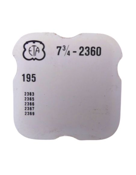 ETA 2360 195 Arbre de Barillet - Barrel arbor