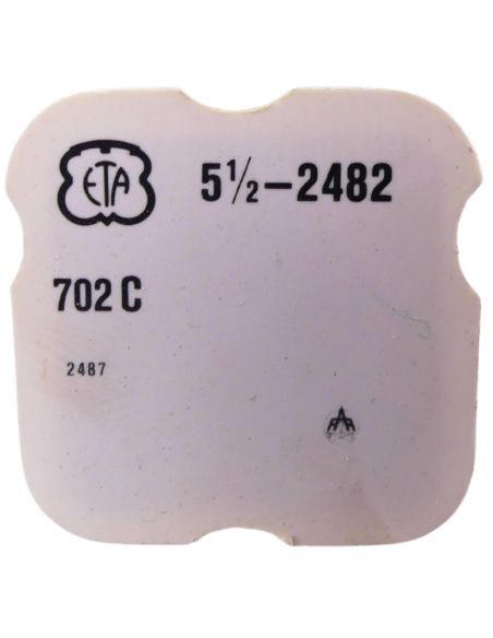 ETA 2482 42 Roue d'ancre pivotée pour deux contre-pivots - Escape wheel and pinion pivoted for two end-pieces