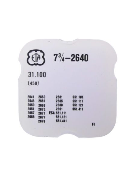 ETA 2640 450 Renvoi - Setting wheel