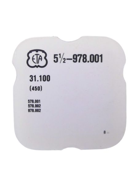 ETA 978.001 450 Renvoi - Setting wheel