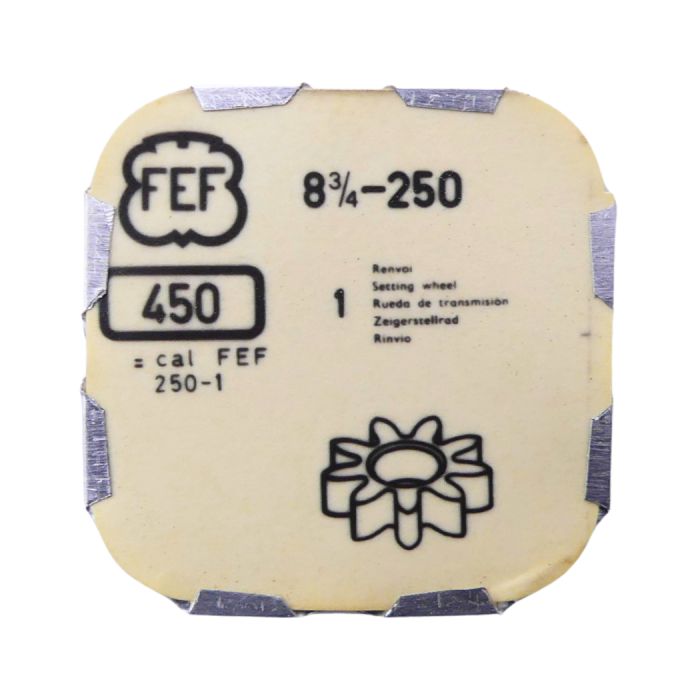 FEF 250 450 Renvoi - Setting wheel