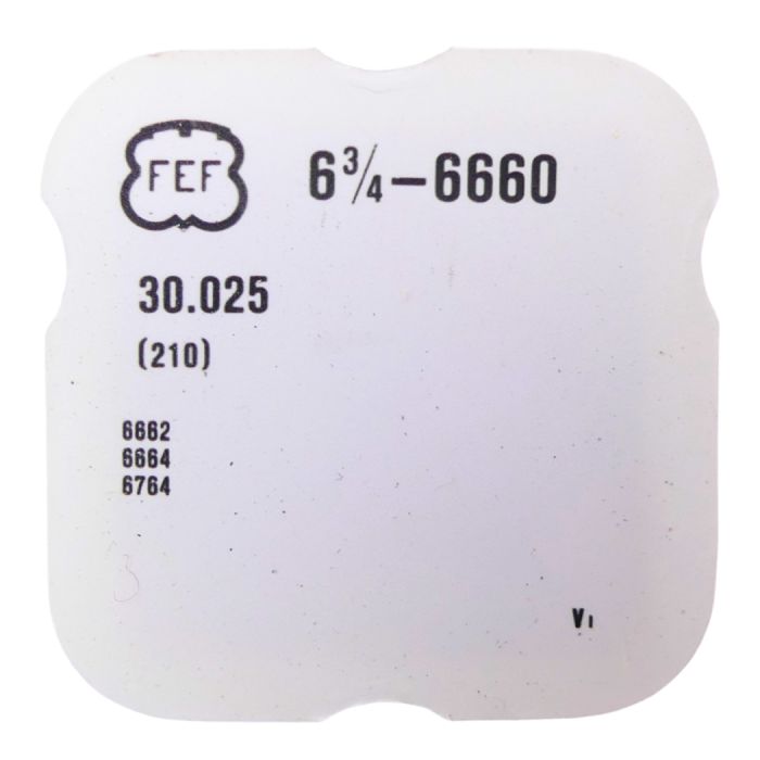 FEF 6660 - 210 Roue moyenne (à l'unité) - Third wheel and pinion (per unit)