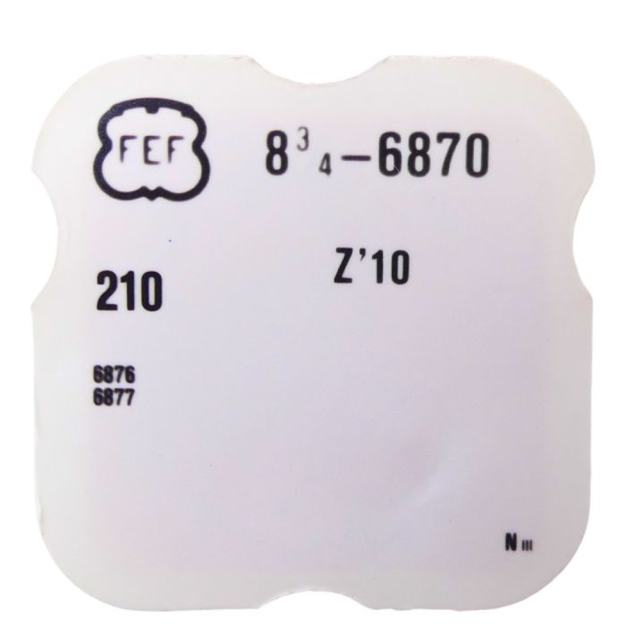 FEF 6870 - 210 Roue moyenne (à l'unité) - Third wheel and pinion (per unit)