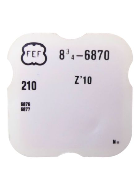 FEF 6870 - 210 Roue moyenne (à l'unité) - Third wheel and pinion (per unit)