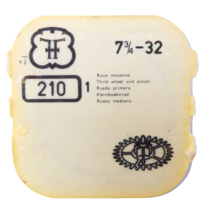FHF 32 - 210 Roue moyenne (à l'unité) - Third wheel and pinion (per unit)