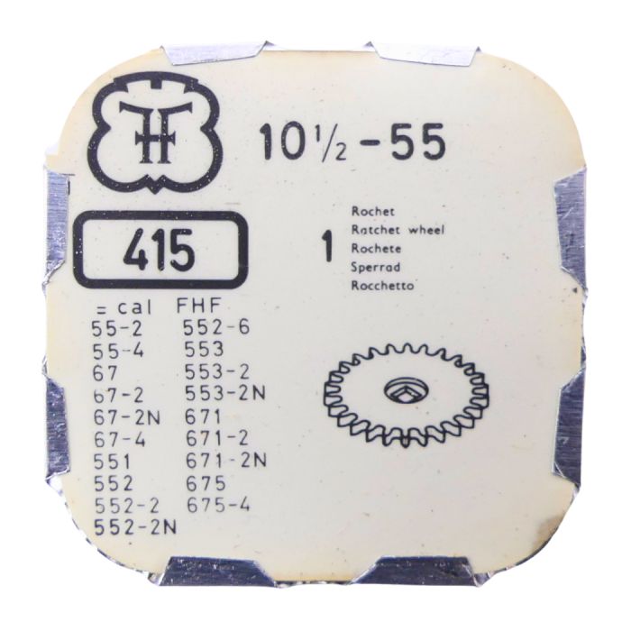 FHF 55 - 415 Rochet (à l'unité) - Ratchet wheel (per unit)