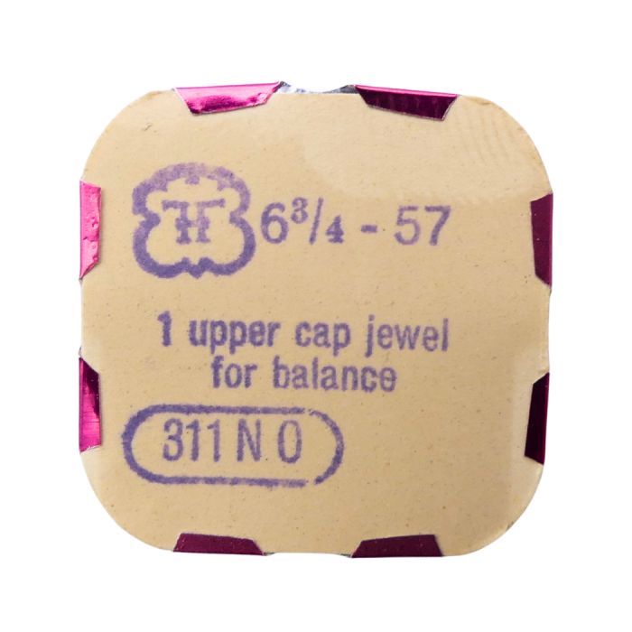 FHF 57 311 Coqueret empierré - Upper cap jewel with end-piece for balance
