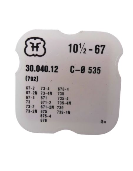 FHF 67 702 Roue d'ancre pivotée pour deux contre-pivots - Escape wheel and pinion pivoted for two end-pieces