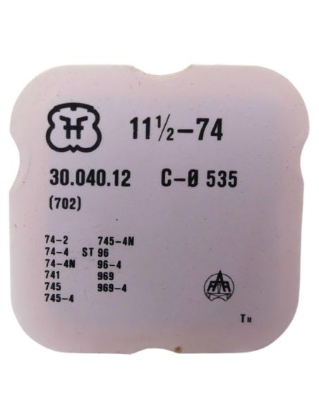 FHF 74 702 Roue d'ancre pivotée pour deux contre-pivots - Escape wheel and pinion pivoted for two end-pieces