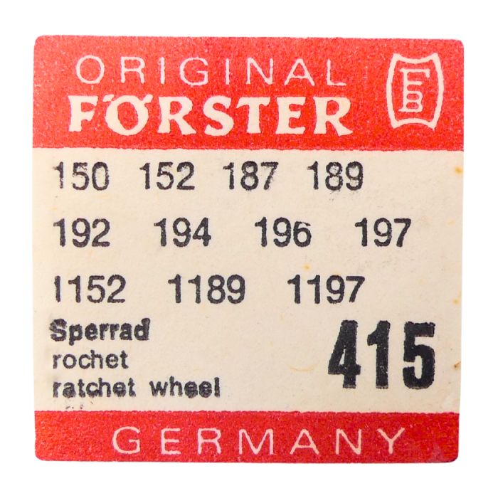 Förster 150 - 415 Rochet (à l'unité) - Ratchet wheel (per unit)