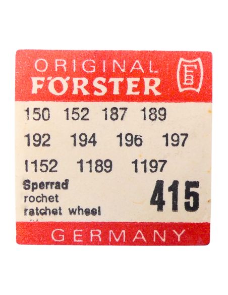 Förster 150 - 415 Rochet (à l'unité) - Ratchet wheel (per unit)