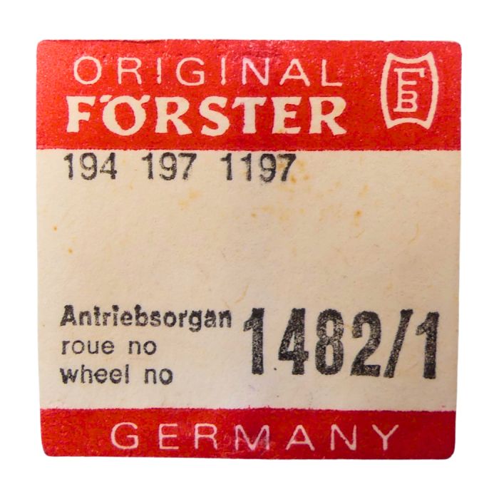 Förster 194 1482/1 Mobile entraineur monté - Driving gear mounted