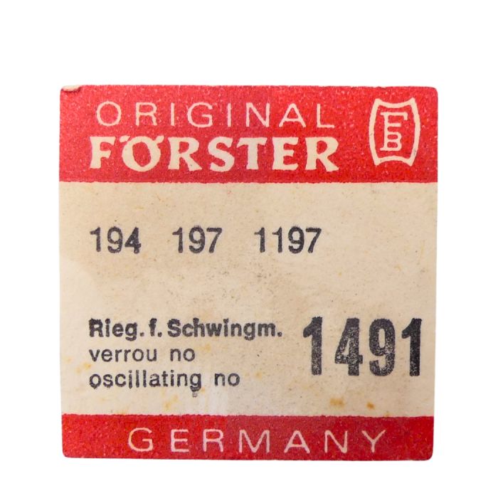 Förster 194 1491 Verrou de masse oscillante- Oscillating weight bolt