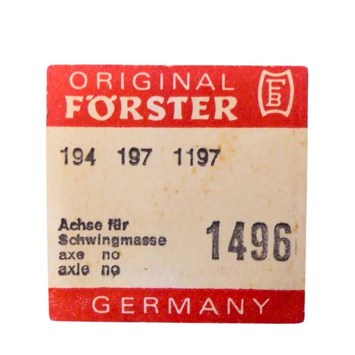 Förster 194 42 Axe de masse oscillante- Oscillating weight axle