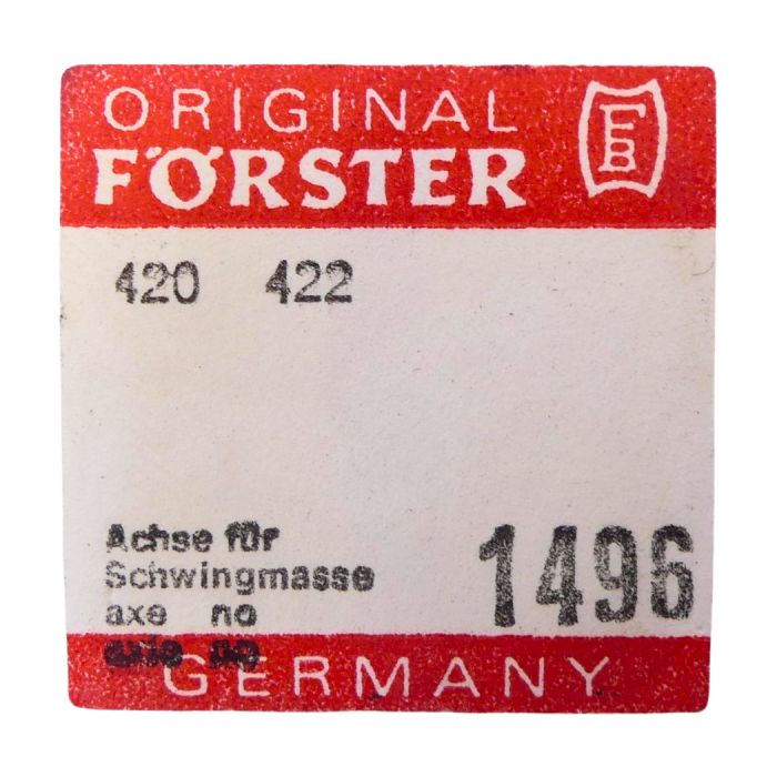Förster 420 1496 Axe de masse oscillante- Oscillating weight axle