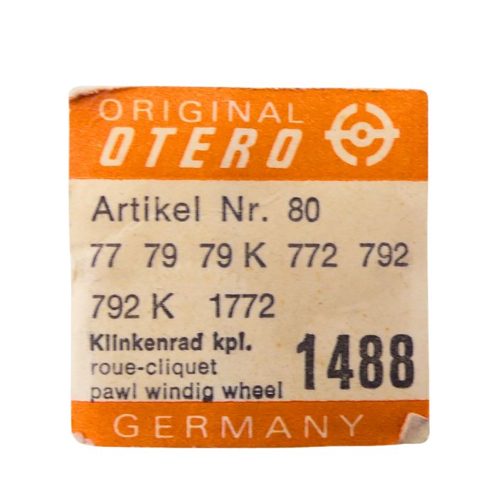 Otero 77 1488 Roue-cliquet complète - Pawl winding wheel complete