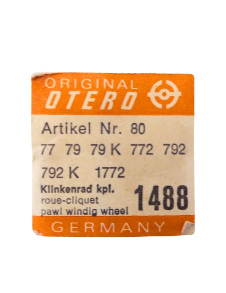 Otero 77 1488 Roue-cliquet complète - Pawl winding wheel complete