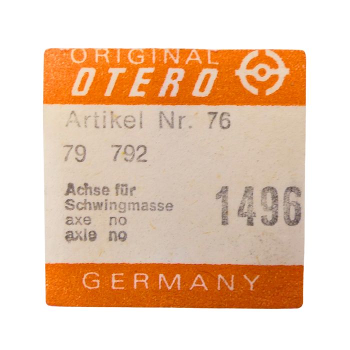 Otero 79 1496 Axe de masse oscillante- Oscillating weight axle