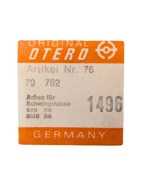 Otero 79 1496 Axe de masse oscillante- Oscillating weight axle
