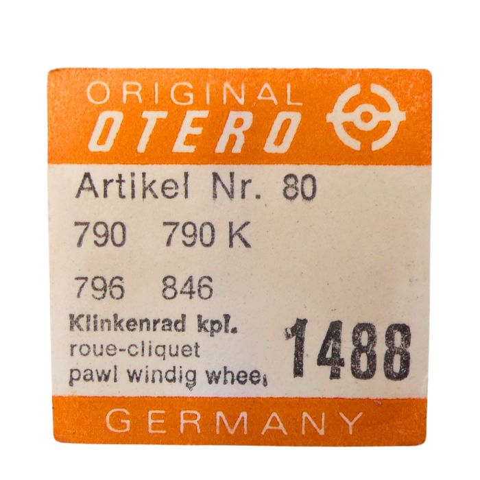 Otero 790 1488 Roue-cliquet complète - Pawl winding wheel complete
