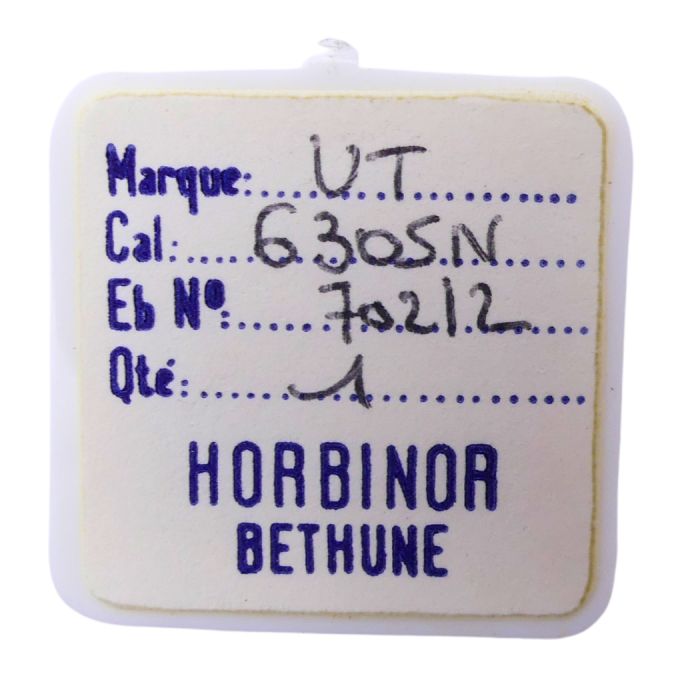 Unitas 6305N 42 Roue d'ancre pivotée pour deux contre-pivots - Escape wheel and pinion pivoted for two end-pieces