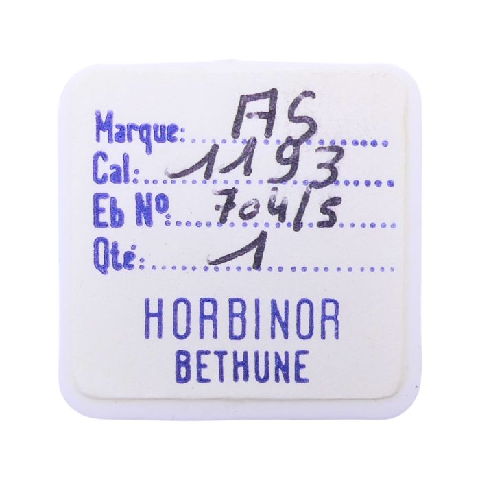 AS 1193 - 704 Roue d'ancre pivotée pour contre-pivot dessus (à l'unité) - Escape wheel and pinion pivoted for upper end-piece (p