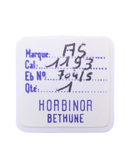 AS 1193 - 704 Roue d'ancre pivotée pour contre-pivot dessus (à l'unité) - Escape wheel and pinion pivoted for upper end-piece (p