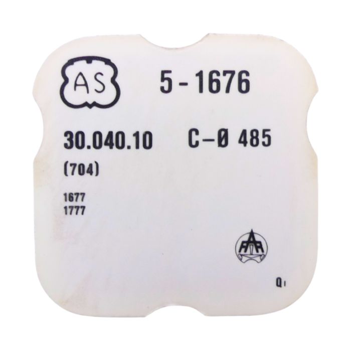 AS 1676 - 704 Roue d'ancre pivotée pour contre-pivot dessus (à l'unité) - Escape wheel and pinion pivoted for upper end-piece (p