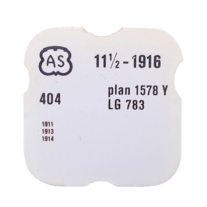 AS 1916 - 404 Tige pour boite étanche (partie mouvement) (à l'unité) - Stem for waterproof case (movement portion) (per unit)