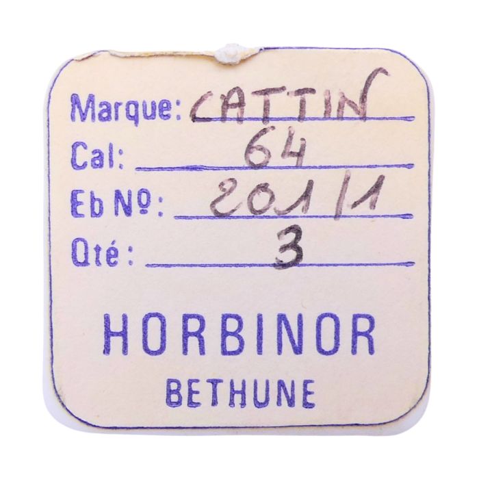 Cattin 64 - 201/1 Grande moyenne sans chaussée (à l'unité) - Large driving wheel and pinion without cannon pinion (per unit)