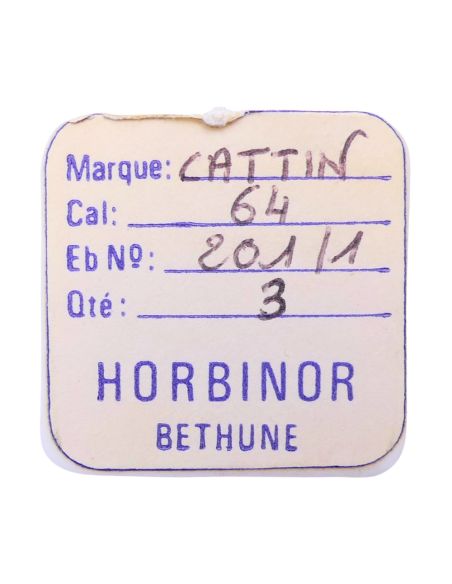 Cattin 64 - 201/1 Grande moyenne sans chaussée (à l'unité) - Large driving wheel and pinion without cannon pinion (per unit)