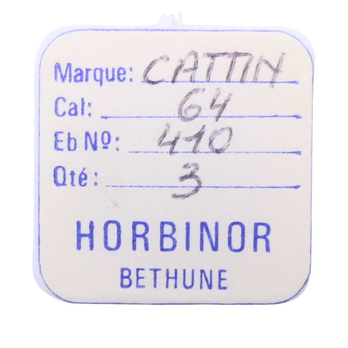 Cattin 64 - 410 Pignon de remontoir (à l'unité) - Winding pinion (per unit)