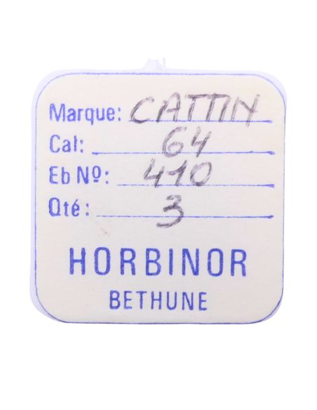 Cattin 64 - 410 Pignon de remontoir (à l'unité) - Winding pinion (per unit)