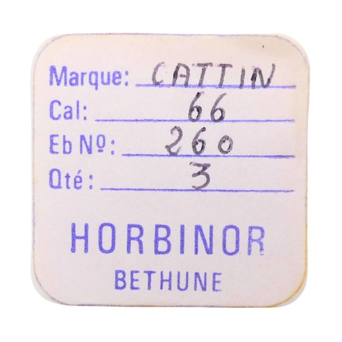 Cattin 66 - 260 Roue de minuterie (à l'unité) - Minute wheel (per unit)