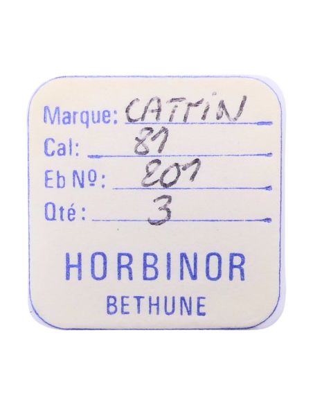 Cattin 81 - 201 Roue de centre sans chaussée (à l'unité) - Center wheel and pinion without cannon pinion (per unit)