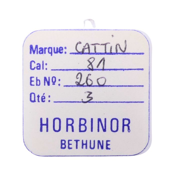 Cattin 81 - 260 Roue de minuterie (à l'unité) - Minute wheel (per unit)