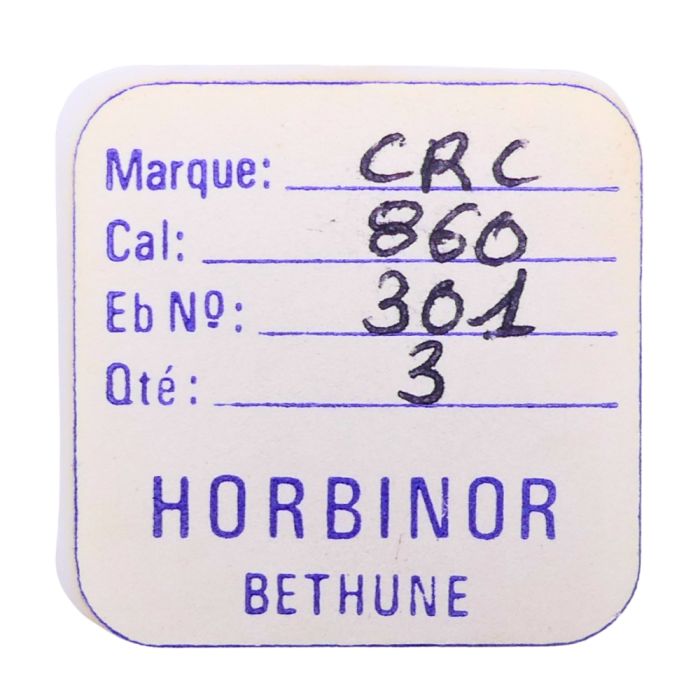 CRC 860 - 301 Raquette pour spiral plat (à l'unité) - Regulator for flat hairspring (per unit)