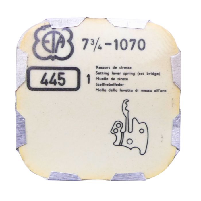 ETA 1070-445 Ressort de tirette - Setting lever spring