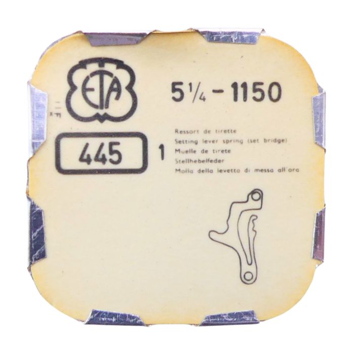 ETA 1150-445 Ressort de tirette - Setting lever spring