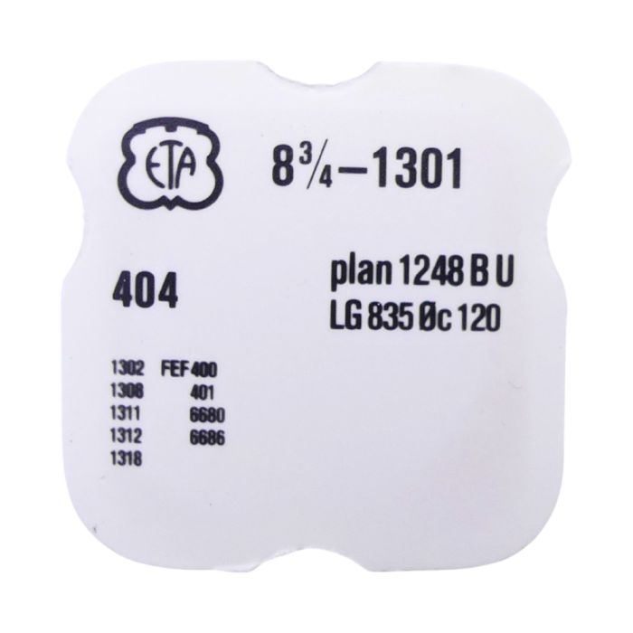 ETA 1301 - 410 Pignon de remontoir (à l'unité) - Winding pinion (per unit)