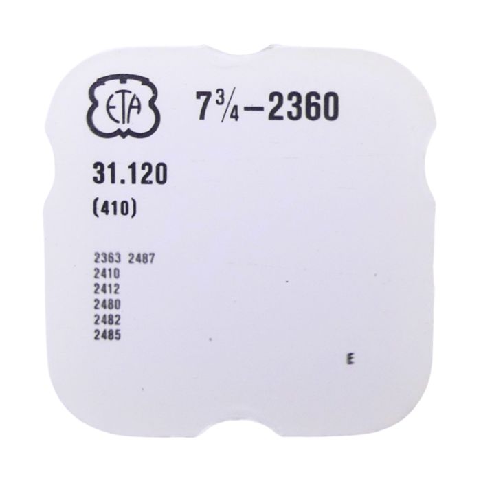 ETA 2360 - 410 Pignon de remontoir (à l'unité) - Winding pinion (per unit)